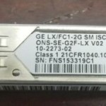 Cisco ONS-SE-G2F-LX SFP 1310 nm Transceiver Module 10-2273-02