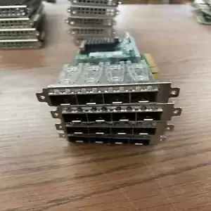 (4) Silicom PE2G4SFPI6L-R Quad Port Fiber SFP Gigabit PCI Express Server adapter