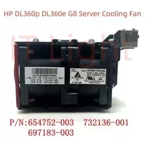HP DL360p DL360e G8 Server Cooling Fan 732136-001?654752-002?697183-003?