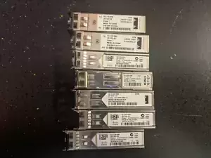 Lot of 7x Cisco GLC-SX-MM 1000BASE-SX SFP Transceiver Modules