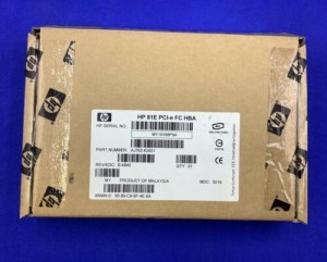 NEW AJ762A  HP 81E 8GB PCIe SINGLE PORT HBA LPE12000-HP Both bracket 489192-001