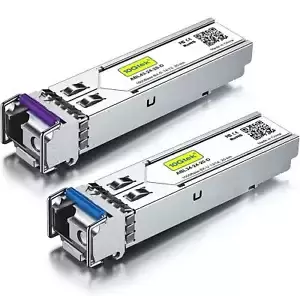 For Cisco GLC-BX-D a Pair of 1.25G SFP Bidi Transceiver 1000Base-BIDI DDM 20 km