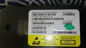 CISCO XFP10GLR192SR-RGD 10-2786-01 IPU3AZP CAA XFP TRANSCEIVER 10GBASE-LR/-LW