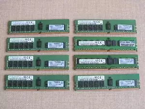 Lot of 8 Samsung 8GB 1Rx4 PC4-2133P-RC0-10-MB1 Server RAM M393A1G40DB0-CPB
