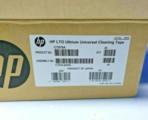 HPE / HP LTO Cleaning Tape Cartridge C7978A (20 PACK) BRAND NEW CASE