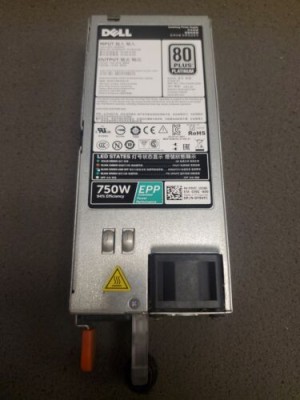 DELL 750W POWER SUPPLY PowerEdge E750E-S1 0Y9VFC, 00XW8W, 0TPJ2X, Y9VFC, 0XW8W