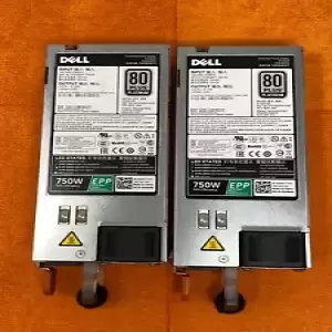 2 x DELL HOTSWAP POWER SUPPLY 750W POWEREDGE R530 R530XD R540 R630 R640 R730