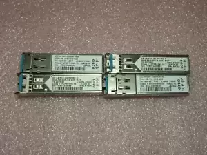 LOT OF 2 CISCO ONS-SE-G2F-LX &  2  ONS-SE-155-1510 SFP TRANSCEIVERS