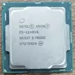 Intel Core Xeon E3-1240 V6 LGA1151 4core 3.7GHz 8MB SR327 CPU Processor 1240V6
