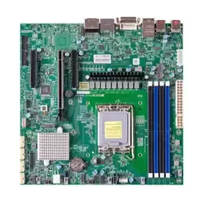 For Supermicro X13SAZ-Q Server Motherboard Single Socket LGA-1700 Micro-ATX