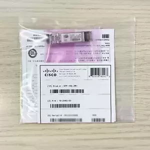 Cisco w/ Green Hologram SFP-10G-ZR-S 10G SFP+ ZR 1550nm 80km SMF LC Transceiver