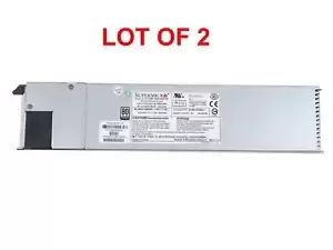 LOT OF 2 SuperMicro PWS-501P-1R 80 Plus Platinum 500W Redundant Power Supply