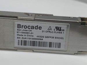 Brocade XBR-000275 57-1000351-01 128GFC (4x32) GFC SWL QSFP28 X6, G630, G620