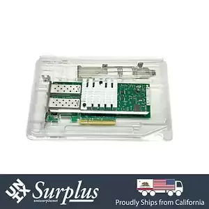 Intel OEM X520-DA2 Dual Port SFP+ 10GB Ethernet Server Adapter w/ Both Brackets
