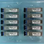 LOT OF 10 FLUXLIGHT/CISCO GLC-LH-SM OPTICAL TRANSCEIVER: c/w cisco |010-6969241