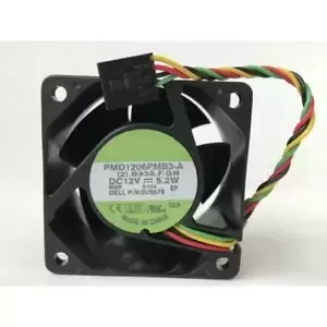 For SUNON PMD1206PMB3-A 60*38mm 12V 5.2W 3.4W Cooling fan for DELL Server 4Pin