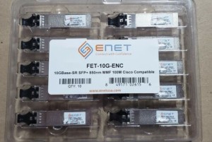 Cisco Compatible Transceivers - ENET FET-10G-ENC - NEW 10 PACK