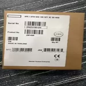 HPE MSA 1.8tb 12g SAS 10k SFF 2.5in 512e Enterprise HDD J9f49a 787649-001 US