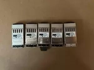 LOT OF 5 CISCO WS-G5484 30-0759-01 1000BASE-SX FIBER MODULE TRANSCEIVERS W9-3(8