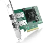 10Gb PCI-E Network Card NIC Compatible for Intel X520-Da2(Intel E10G42BTDA), Dua