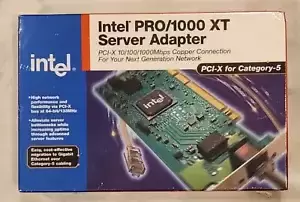Intel Pro/1000 XT Server Adapter 837781 PWLA8490XT PCI-X CAT5 Single Port