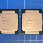 Pair 2x Intel Xeon E5-2630 V3 2.40GHz 20M 8-Core LGA 2011-v3 Server Processor