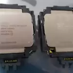 Pair of Intel Xeon E5-2683 V3 SR1XH 2.0GHz Server Processor w/ CPU Bracket