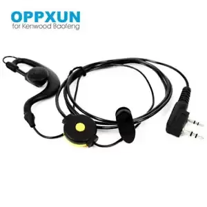Mic Headset Earpiece Ear Hook Earphone for Two Way Radio Baofeng UV-5R F8HP GT3