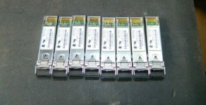 (8) JDSU JSH-42S4DB3-HP Transceiver Modules SW 4X FC  850nm sps:405287-001