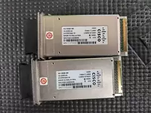 Qty 2 - Cisco X2-10GB-SR 10GBASE-SR 10-2205-06 Optical Transceiver Module