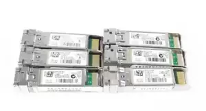 Lot of 6 Cisco SFP-10G-SR 10GBase 850nm SFP+ Multi mode Transceiver Module (AMX)