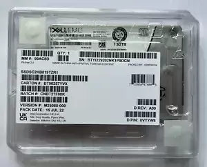 VYYW8 DELL 1.92TB 6Gbps SATA INTEL D3-S4520  SSDSC2KB019T8R RTLC 3.5 SSD 0VYYW8