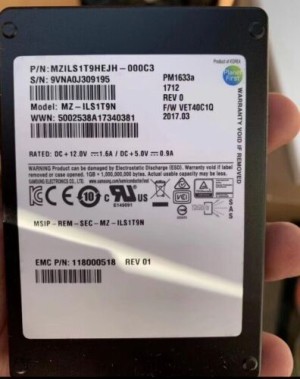 1.92TB SAMSUNG PM1633a SAS SSD MZ1LSHEJH-000C3 MZ-1LS1T9N Solid State Drive