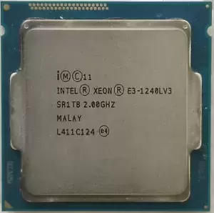 Intel Xeon E3-1240L V3 LGA 1150 Server CPU Processor 2GHz 4-Core 8M Cach 25W