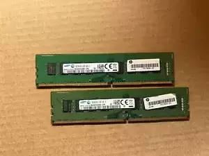 LOT OF 2 SAMSUNG 8GB M378A1G43DB0-CPB  PC4-2133P DESKTOP RAM  E6-5(18)