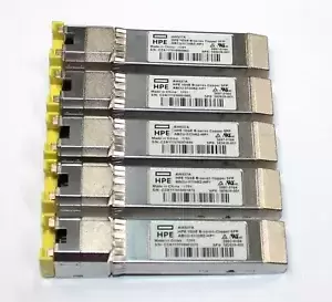 Lot of 5- HPE | AW537A | ABCU-5730RZ-HP1 | 1GbE B-series Copper SFP Transceiver