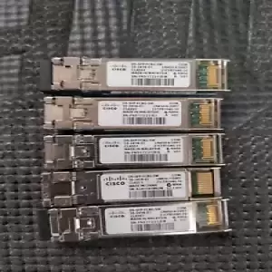 Cisco DS-SFP-FC8G-SW 8Gb SFP+ 850nm 300m 10-2418-01 GBIC Transceiver (Lot of 5)