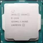Intel Xeon E-2124 3.3-4.3GHz 4 CORE 8MB 71W LGA1151 CPU Processor