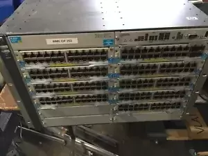 HP  ProCurve 5412zl J8698A Managed Layer 3 Rack Switch PoE 212 ports 4xPS 4xsfp