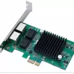 DIEWU PCIE server Gigabit dual port ROS PCI-E Intel intel82575 network card/576