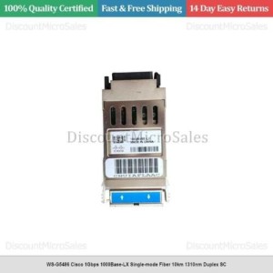 WS-G5486 Cisco 1Gbps 1000Base-LX Single-mode Fiber 10km 1310nm Duplex SC