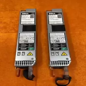 2 x DELL POWEREDGE 550W EPP SWITCHING POWER SUPPLY 80PLUS PLATINUM 0X185V