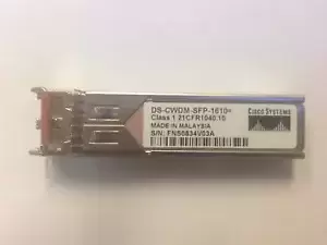 Cisco DS-CWDM-SFP-1610 CWDM 80km 1610nm SFP GbE Ethernet 2Gb Fibre Channel
