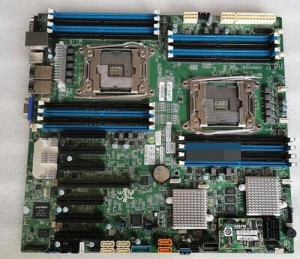 1pc used Supermicro X10DRH-CT server motherboard 3108