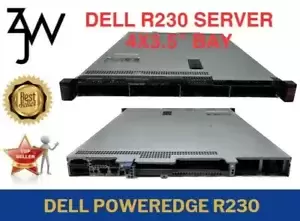 Dell PowerEdge R230 Server Front Control Board Chassis 4x3.5" Bay W/ Delta Fans