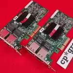 LOT OF 2 HP NC360T 2-Port GbE (Low Profile) Server Adapter Card 412651-001