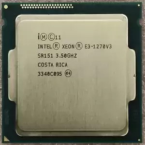 Intel SR151 Xeon E3-1270 V3 Quad Core 3.5GHz LGA1150 CPU Processor