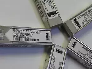 Lot of 100 - Cisco DS-SFP-FC4G-SW 4Gbs SW 10-2195-01 SFP