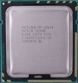 Intel Xeon W3690 Hexa-Core (6-Core) 3.46GHz/12M/6.40GT/s SLBW2 Processor CPU