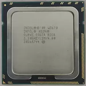 Intel Xeon W3670 SLBVE 3.2 GHz/12M/4.8GT/s Hexa/6-Core LGA 1366 CPU Processor